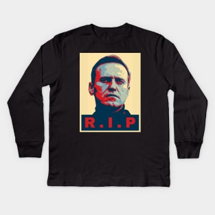 Rest In Peace Rest in Power Alexei Navalny - RIP Navalny Kids Long Sleeve T-Shirt